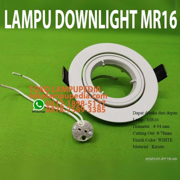 lampu downlight mr16