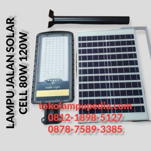 lampu solar cell 120w