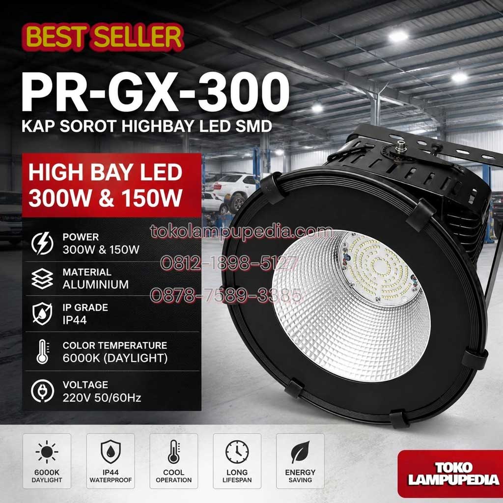 lampu high bay 300w