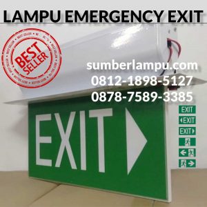 lampu exit emergency led