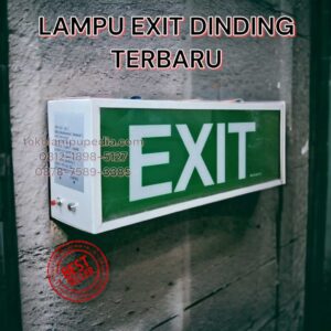 lampu exit dinding nicad
