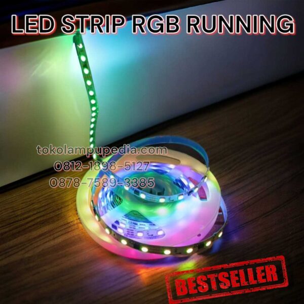 lampu led strip running
