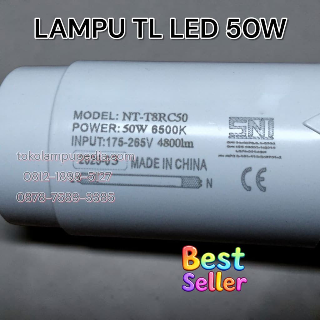 lampu tl led 50w