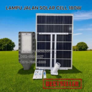 lampu solar cell 180w