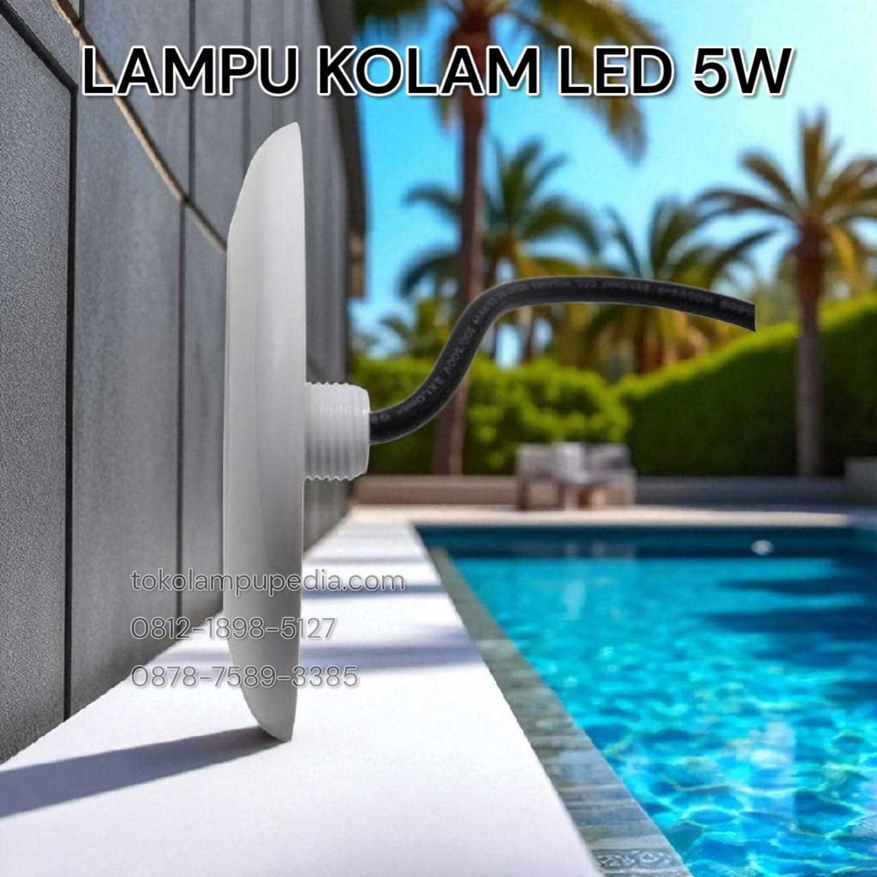 lampu sorot kolam 5w