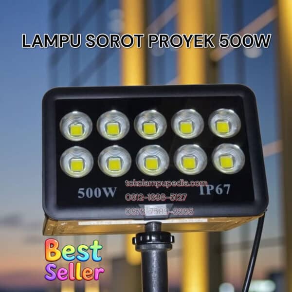 lampu sorot proyek 500w