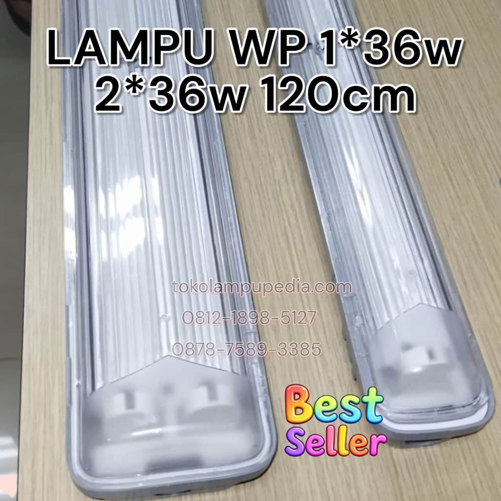 lampu waterproof led 2x18w