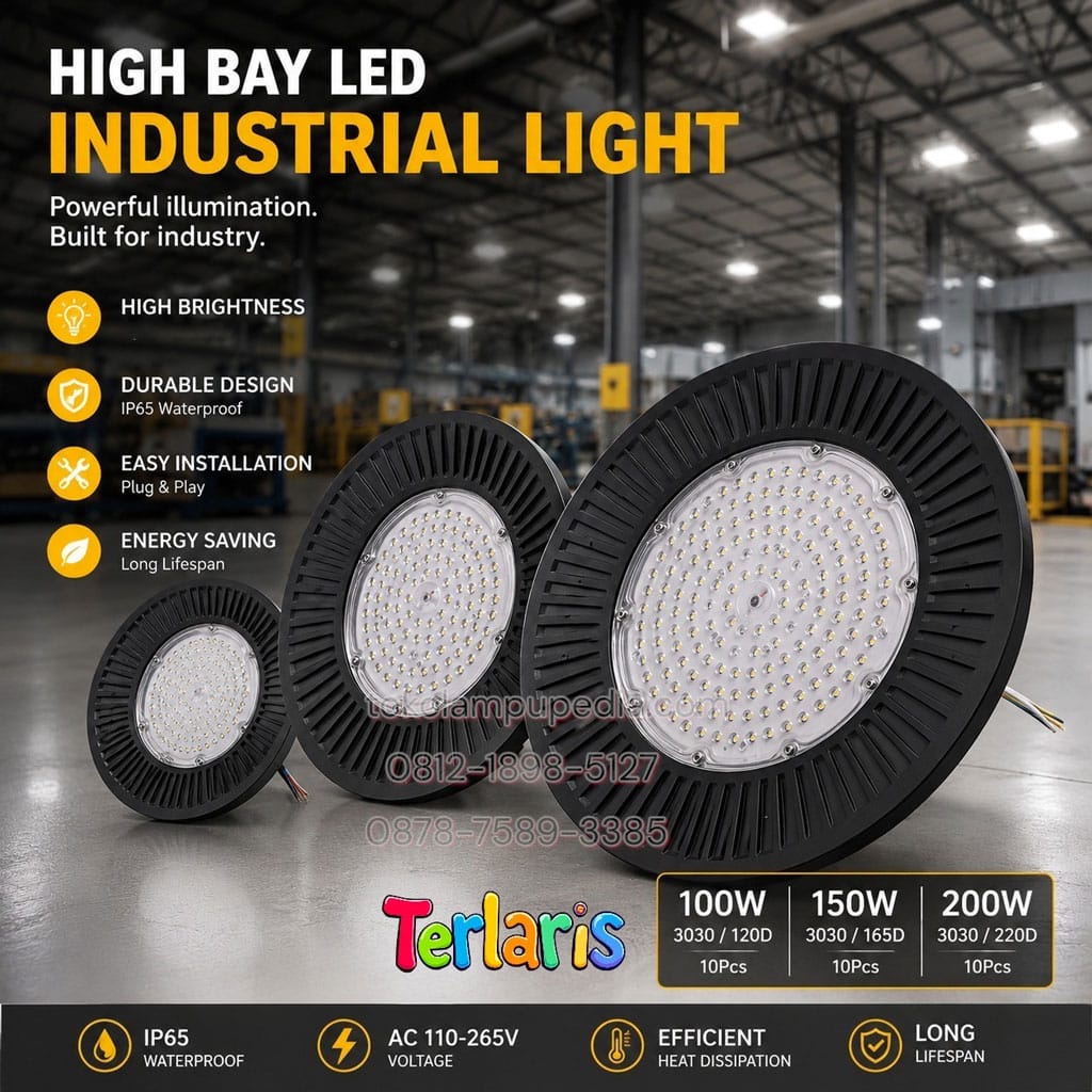 lampu gantung highbay ufo led