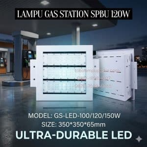 lampu stasiun gas spbu 120w