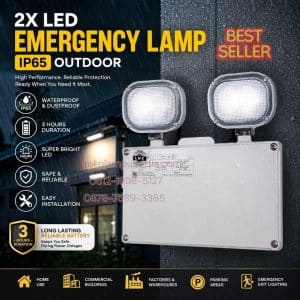 lampu emergency outdoor ip65 led