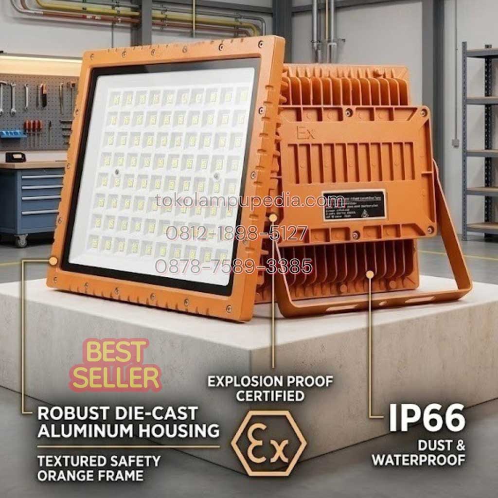 lampu sorot explosion proof 200w led
