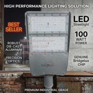 lampu jalan bridgelux 100w led