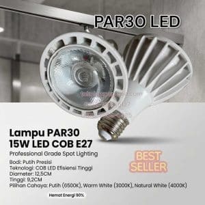 lampu par30 15w led cob e27